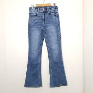 American eagle high rise online artist flare